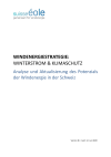 Windenergiestrategie: Winterstrom & Klimaschutz
