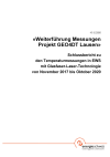 Weiterführung Messungen Projekt GEO4DT Lausen