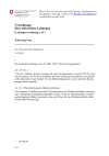 Verordnung über elektrische Leitungen (Leitungsverordnung, LeV)