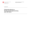 Erläuternder Bericht zur Revision der Energieverordnung (EnV, SR 730.01)