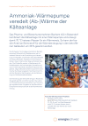 Ammoniak-Wärmepumpe veredelt (Ab-)Wärme der Kälteanlage