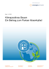 Klimapositives Bauen: Ein Beitrag zum Pariser Absenkpfad - Schlussbericht