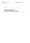 Erläuternder Bericht zur Revision der Energieverordnung