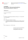 Verordnung über elektrische Niederspannungsinstallationen (Niederspannungs-Installationsverordnung, NIV)