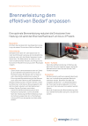 Brennerleistung dem effektiven Bedarf anpassen