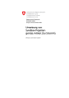 Umsetzung von Sandbox-Projekten gemäss Artikel 23a StromVG