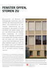 Fenster offen, Storen zu
