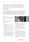 Wer seine Serverkapazitäten virtuell nutzt, spart Geld und Energie