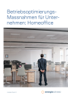 Betriebsoptimierungs-Massnahmen für Unternehmen: Homeoffice