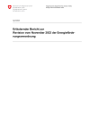 Erläuternder Bericht zur Revision vom November 2023 der Energieförderungsverordnung