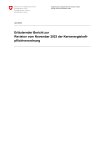 Erläuternder Bericht zur Revision vom November 2023 der Kernenergiehaftpflichtverordnung