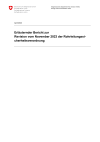 Erläuternder Bericht zur Revision vom November 2023 der Rohrleitungssicherheitsverordnung