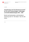 Auswirkungen der CO2-Emissionsvorschriften für neue Personenwagen, Lieferwagen  und leichte Sattelschlepper 2012 – 2021