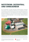 Notstrom: dezentral und erneuerbar