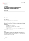 Verordnung über elektrische Niederspannungsinstallationen (Niederspannungs-Installationsverordnung, NIV)