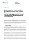 Bundesgesetz über eine sichere Stromversorgung mit erneuerbaren Energien
