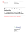 Bedingungen für die Einreichung von Projekten 2024. 15. Wettbewerbliche Ausschreibungen für Effizienzmassnahmen im Elektrizitätsbereich