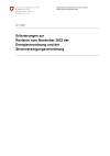 Erläuterungen zur Revision vom November 2023 der Energieverordnung und der Stromversorgungsverordnung