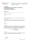 Verordnung über die Förderung der Produktion von Elektrizität aus erneuerbaren Energien (Energieförderungsverordnung, EnFV)