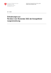 Erläuterungen zur Revision vom November 2023 der Energieförderungsverordnung