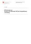 Erläuterungen zur Revision vom November 2023 der Energieeffizienzverordnung