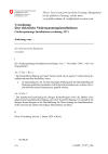 Verordnung über elektrische Niederspannungsinstallationen (Niederspannungs-Installationsverordnung, NIV)