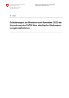 Erläuterungen zur Revision vom November 2023 der Verordnung des UVEK über elektrische Niederspannungsinstallationen
