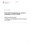 Wasserstoff. Auslegeordnung und Handlungsoptionen für die Schweiz