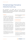 Förderbeiträge Fahrpläne Dekarbonisierung