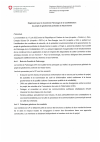 Règlement pour le Comité de Patronage de la Confédération du projet de géothermie profonde de Haute-Sorne