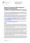 Research Programme Wind Energy and Energy-Economy-Society