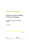CEC DG XII: EU 3rd Framework Programme: Economic Impact Analysis of Ecotax Proposals