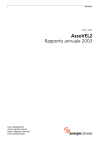 AssoVEL2. Rapporto annuale 2003