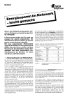 Energiesparen im Netzwerk - leicht gemacht