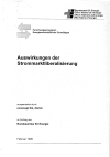 Auswirkungen der Strommarktliberalisierung