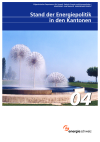 Stand der Energiepolitik in den Kantonen 2004
