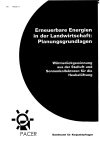 Erneuerbare Energien in der Landwirtschaft: Planungsgrundlagen