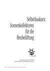 Selbstbaukurs: Sonnenkollektoren für die Heubelüftung