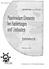 Passivsolare Massnahmen bei Sanierungen und Umbauten