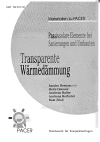 Passivsolare Massnahmen bei Sanierungen und Umbauten - Transparente Wärmedämmung