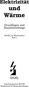 Elektrizität und Wärme