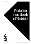 Production d’eau chaude à l’électricité