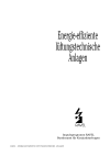 Energie-effiziente lüftungstechnische Anlagen