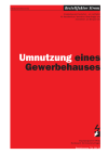 Umnutzung eines Gewerbehauses - Bestellfaktor Strom