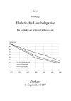 Elektrische Haushaltgeräte - Ein Leitfaden zur richtigen Geräteauswahl (Vorabzug)