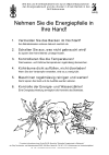 Nehmen Sie die Energiepfeile in Ihre Hand!