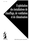 Exploitation des installations de chauffage, de ventilation et de climatisation (CVC)