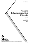 Analyse de la consommation d'énergie