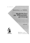 Möglichkeiten der Wärmerückgewinnung