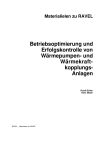 Betriebsoptimierung und Erfolgskontrolle von Wärmepumpen- und Wärmekraftkopplungs-Anlagen